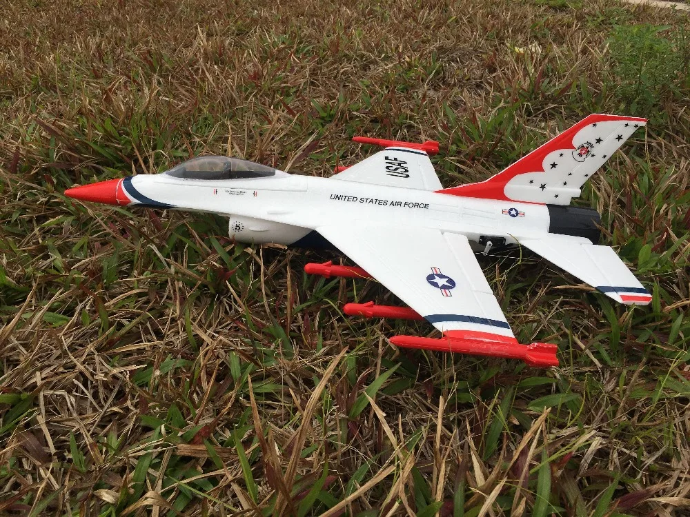 RC EDF реактивный самолет F16 50 мм