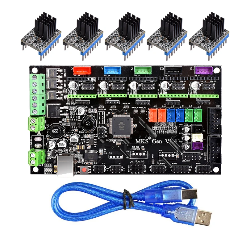 Материнская плата BIQU MKS Gen V1.4 RepRap Mega 2560 R3 Ramps1.4 управления 3d-принтером совместимый