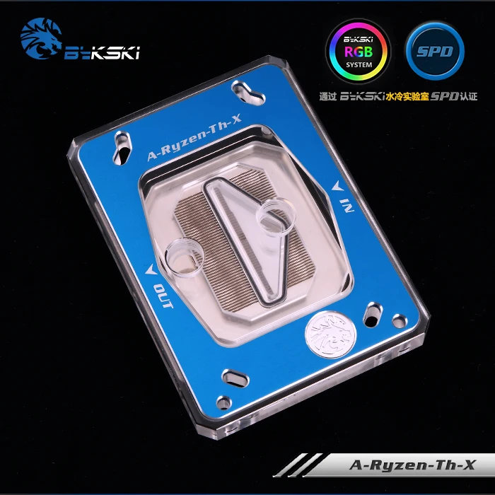 Bykski водоблок для процессора для AMD 940/AM2+/AM3/AM3+/AM4/X399 RGB/RBW/NoLED воды жидкостного охлаждения