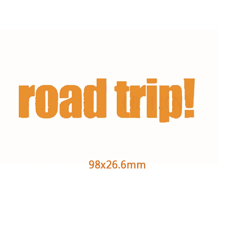 H2934 road trip Празднование желаний слова смешанные металлические Вырубные штампы трафарет для скрапбукинга "сделай сам" фотоальбом тиснение для изготовления подарочных открыток ручной работы - Цвет: H2934 road trip