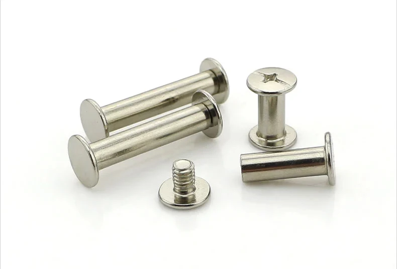 Никелевая книга с покрытием (30 шт./лот) Винт для чемодана. Заклёпка ресниц. Крепеж