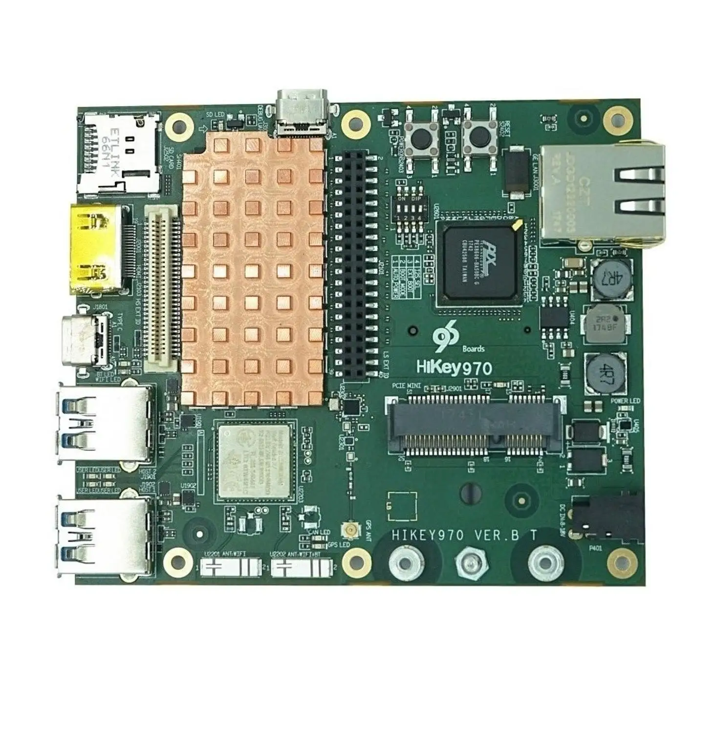 Для макетной платы Hikey970 Hass на основе платформы искусственного интеллекта Kirin 970 AI