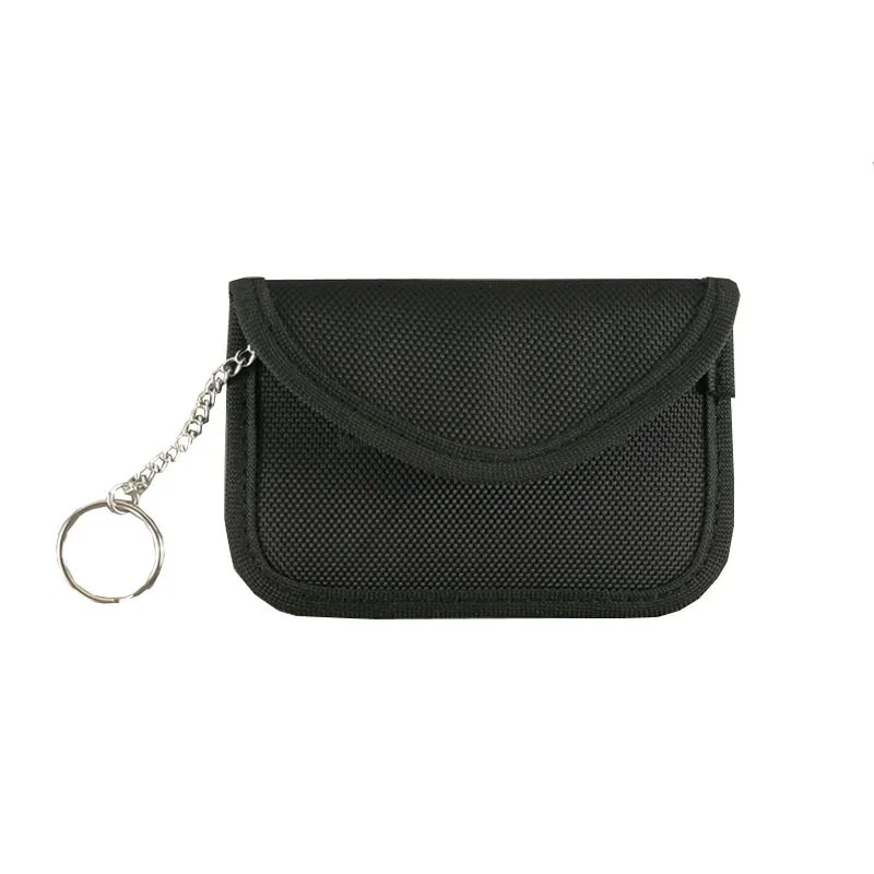 Маленький брелок для мужчин и женщин RFID Блокировка портмоне Органайзер чехол