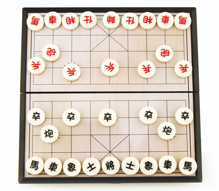 Китайский Шахматный набор Магнитная Складная Настольная игра 19,5*19,5*3 см Xiangqi шахматная игра в штучной упаковке chessman J080