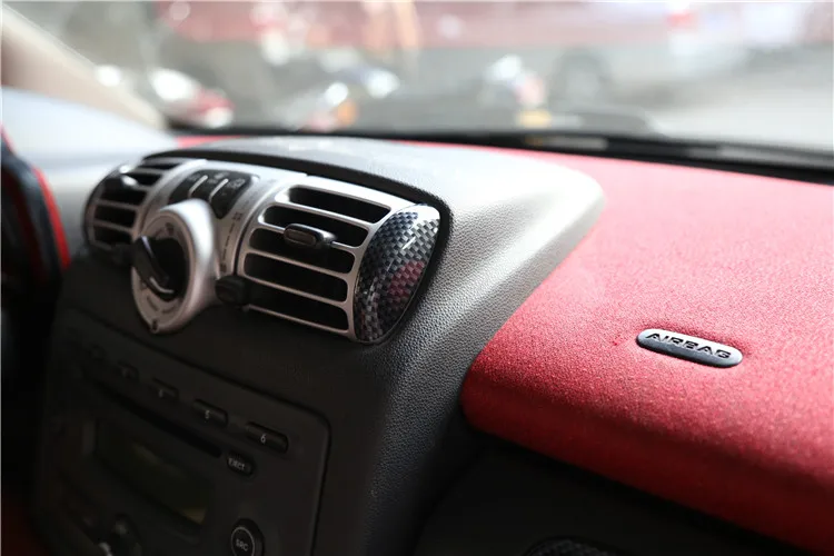 Для smart fortwo 2009-2014 оформление интерьера выход автостайлинг аксессуары Руль ABS