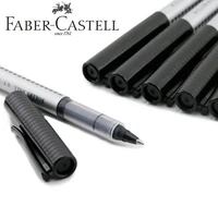 faber castell 10pcsbox gel pens 0 5mm blue ink or black ink for students school stationary
