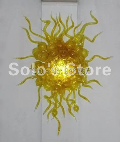 

C214 Elegant Style Glossy Yellow Pendant Lamp