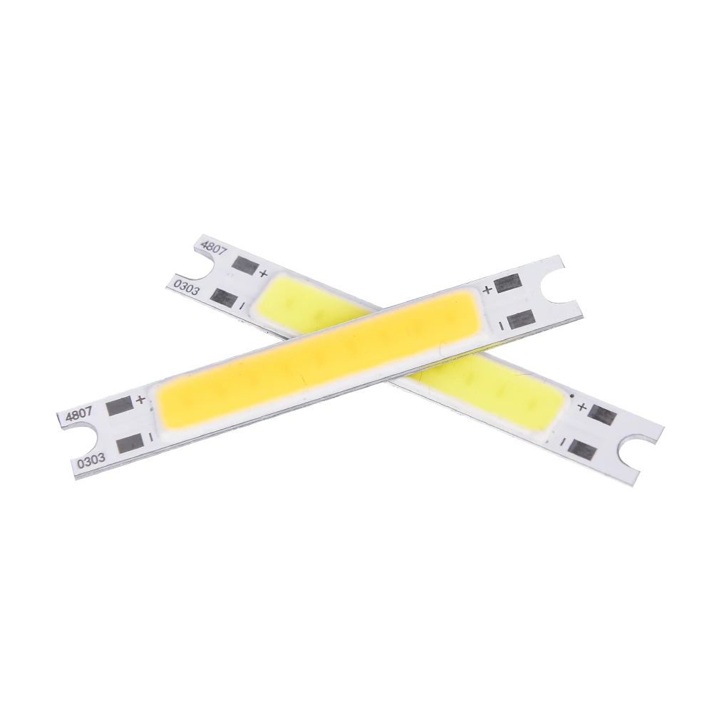 

3W Cold White COB High Power LED Strip LED Light Chip Emitting Diode Bulb 300Lumen DIY Lighting DC10-11V