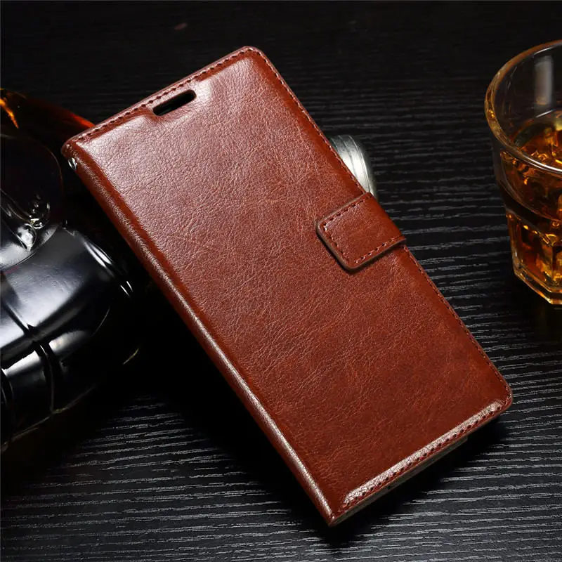 Люкс Ретро кожаный бумажник чехол для sony Xperia XZ2 Премиум флип Дело Капа крышка fundas -