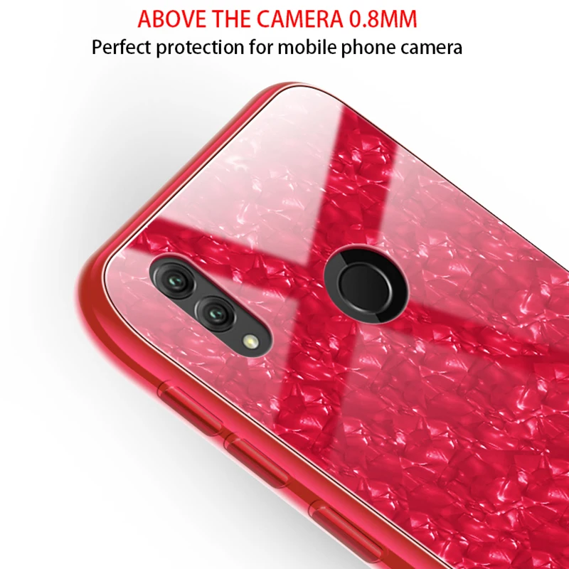 Закаленное Стекло чехол для huawei Honor Примечание 10 случае ТПУ Мягкий край бампер