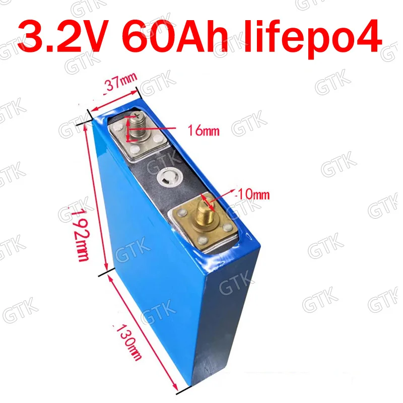Литиевый Аккумулятор lifepo4 для самостоятельной сборки 4 шт. 3 2 В 60 ач 12 36 3000 Вт