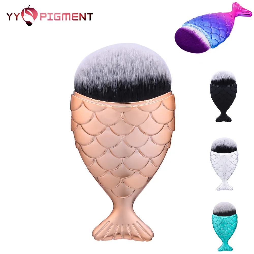 1 шт. кисть для основы русалки кисти макияжа с рыбьим чехлом профессиональная