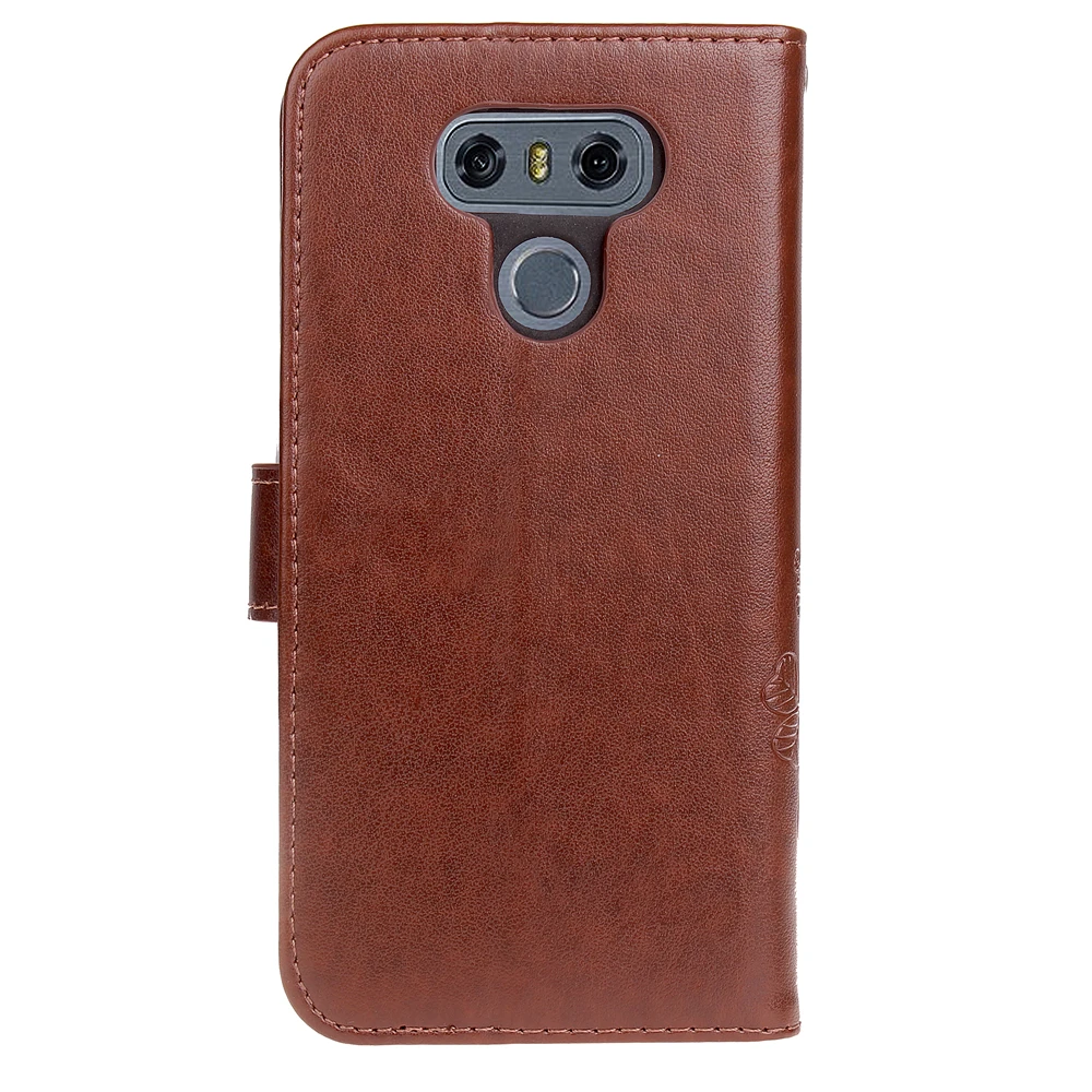 Чехол для мобильного телефона LG G6 G 6 5 7 &quotфлип-кейс из ПУ кожи TPU чехол Клевер