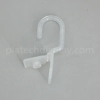 plastic hanging hanger buckle hooks special for clear pvc protected cover film in supermarket stores promotion 20pcs