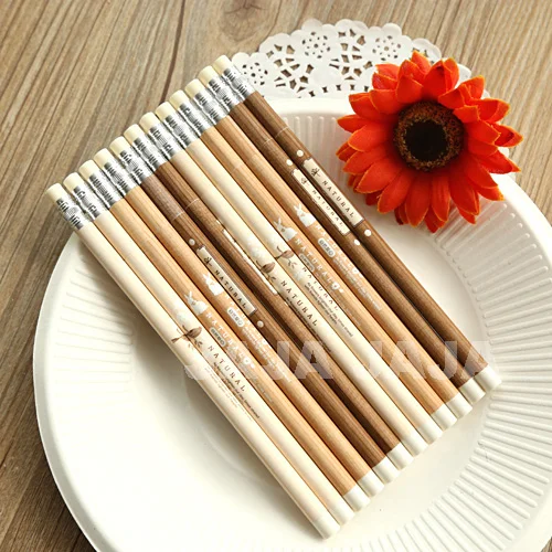 1 шт. Винтаж со стирающимися чернилами гелевые ручки деревянный карандаш дизайн