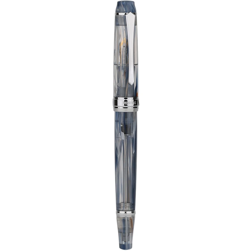 Penbbs 456 вакуумное наполнение авторучка прозрачная смола биколор наконечник даминг ручка - Цвет: 73SF