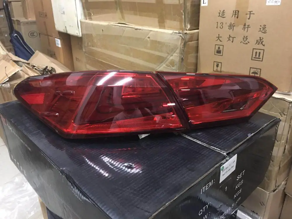 Автомобильный Стайлинг для Toyota Camry задние фонари Camry светодиодный задний фонарь DRL+ Динамический сигнал поворота+ тормоз+ задний фонарь заднего хода 4 шт - Цвет: red color