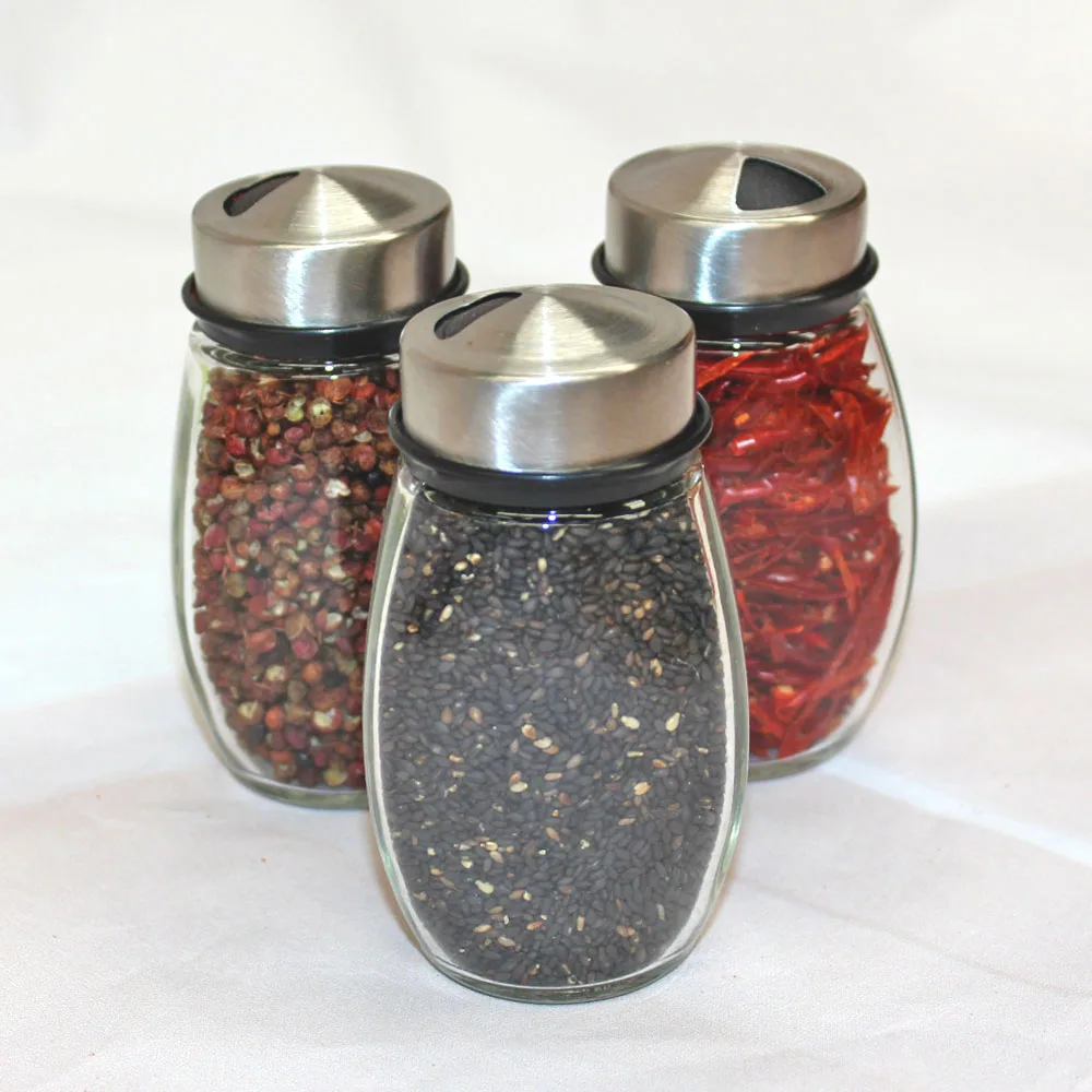 7 шт./компл. Набор банок Солонка и перечница с дырочками сверху приправа спреи