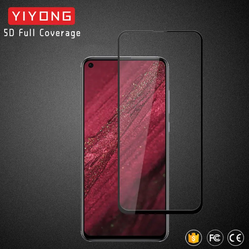 YIYONG 5D полное покрытие стекло huawei Honor 20 Pro Закаленное протектор экрана закаленное