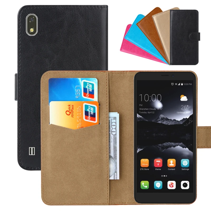 

Luxury Wallet Case For ZTE Blade A530 PU Leather Retro Flip Cover Magnetic Fashion Cases Strap