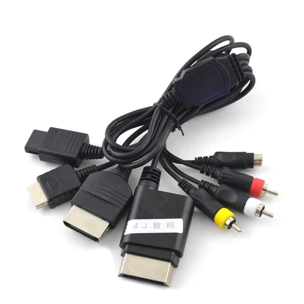 Многофункциональный Leadwire s видео AV кабель для ТВ NGC N64 PS1 PS2 PS3 XBOX|cable for|av cable for ps3cable ps2
