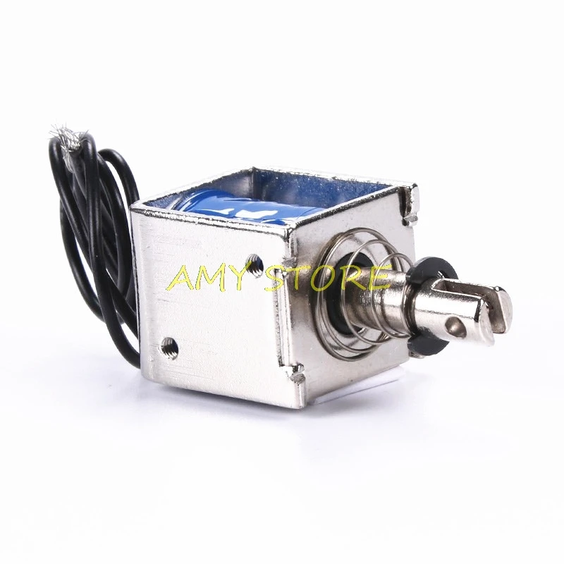 JF-0826B DC6V 12V 24V Open Frame Solenoid 10mm Stroke Push Pull Type Electronic DC Electromagnet 20N Force | Обустройство дома