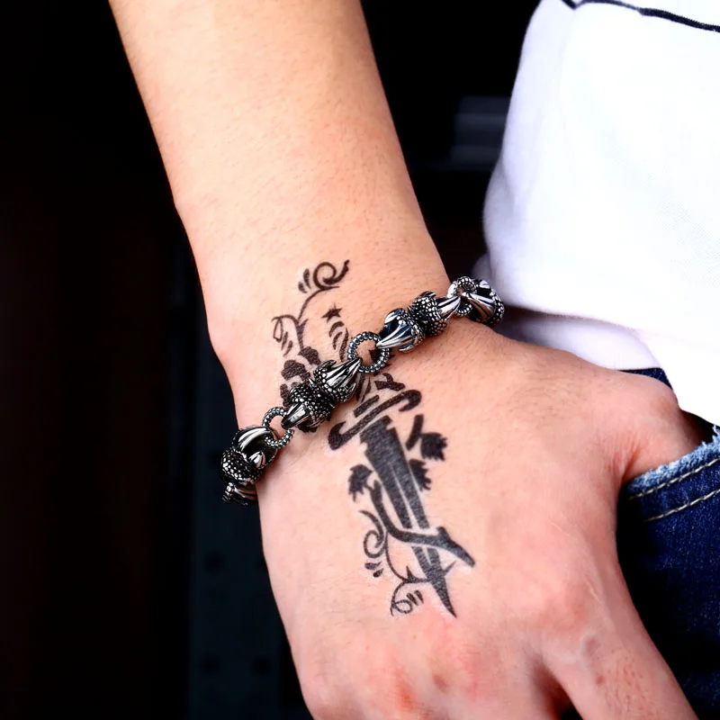 Мужской браслет из нержавеющей стали BEIER Классическая цепочка для рук Ювелирное