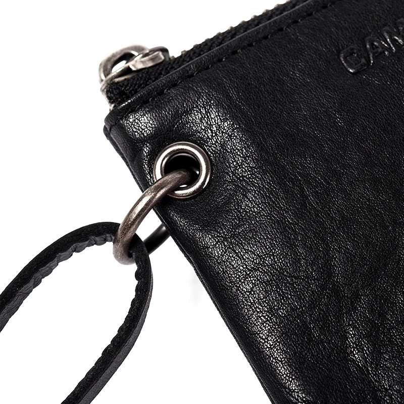 Мужские кошельки Camelbong брендовый тонкий кошелек из натуральной кожи с карманом