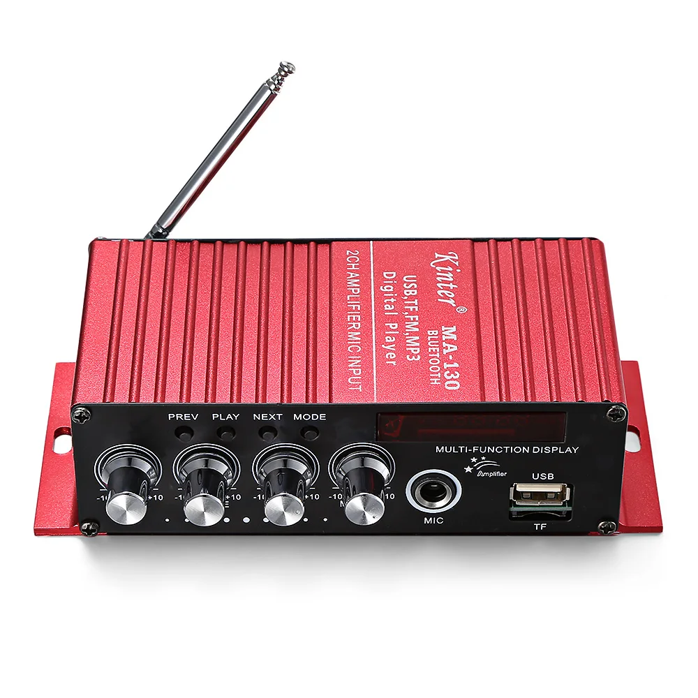 Kinter ма 130 2CH Bluetooth стерео аудио цифровой Мощность мини усилитель светодио дный
