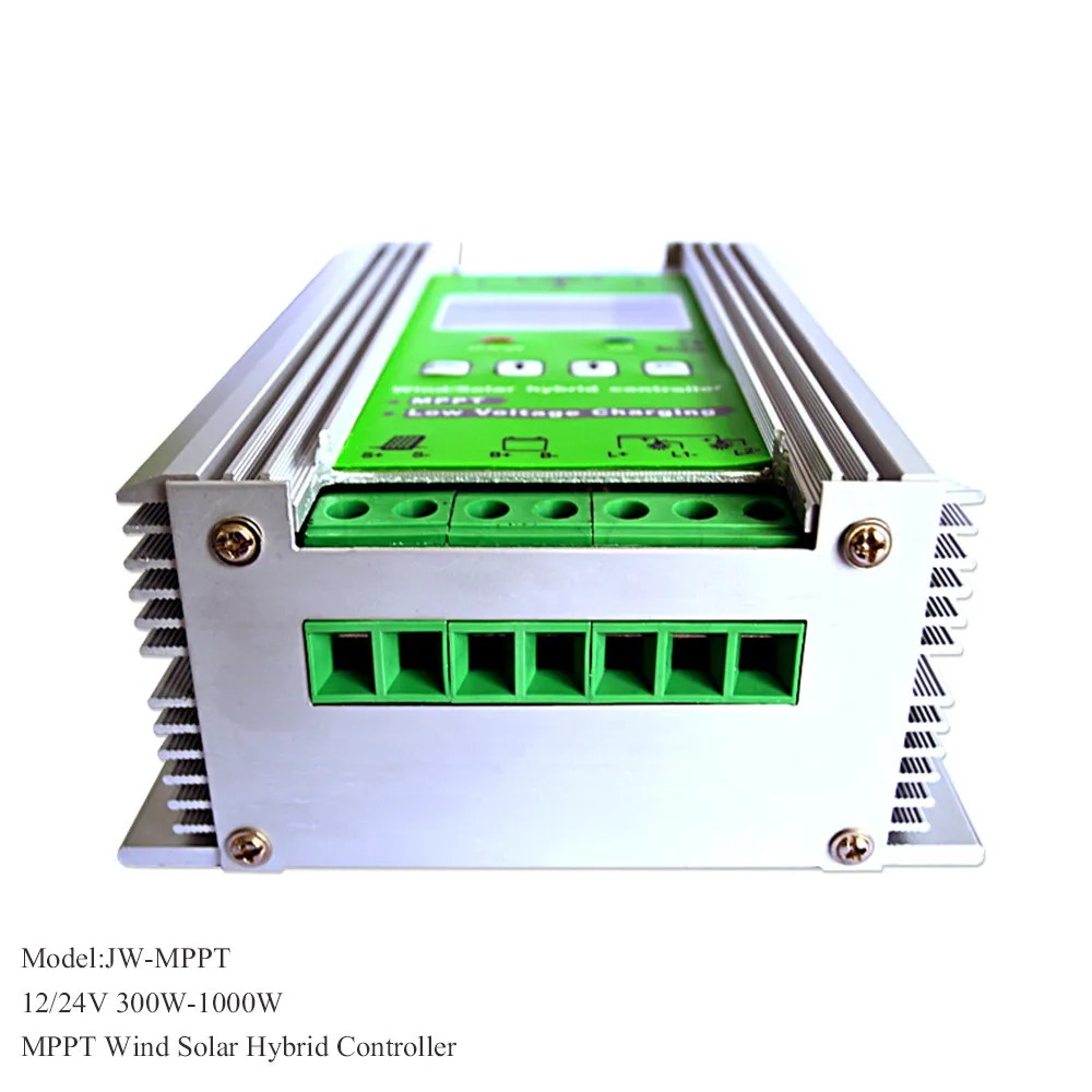 Вне сети MPPT 300 W ветровая Солнечная гибридное зарядное устройство 12 V 24 солнечная
