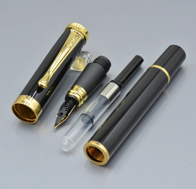 Классические роскошные JINHAO 500 чёрная чернильная ручка Канцтовары офисный школьный поставки бренда свободно чернила для письма студенческие ручки подарок MB6