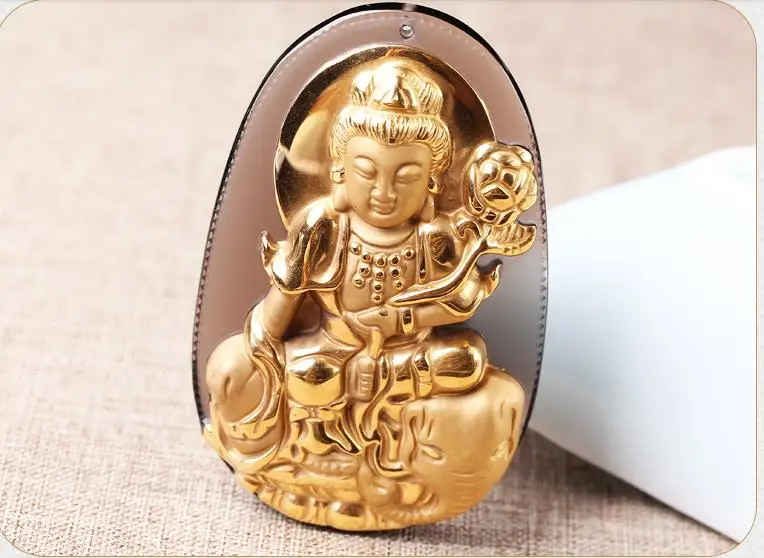 Новый Свет пятно природного льда Samantabhadra кулон Зодиака является покровителем