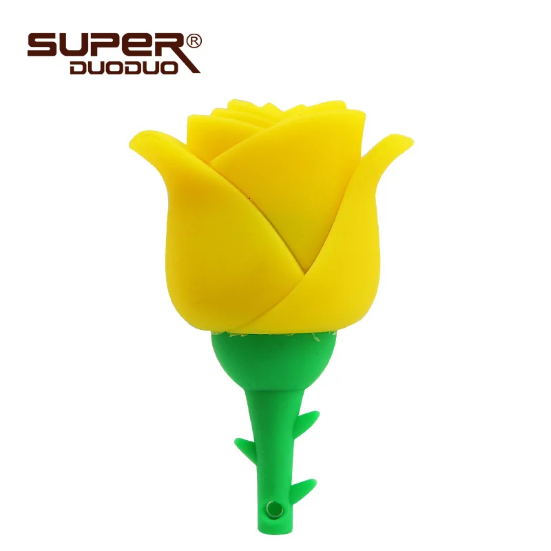 yellow Мультфильм Миньоны, usb ключ, 4 ГБ, 8 ГБ, флешка, 64 ГБ, 128 ГБ, usb флеш-накопитель, 32 ГБ, usb флеш-накопитель, 16 ГБ, флеш-карта памяти, в подарок - Цвет: yellow