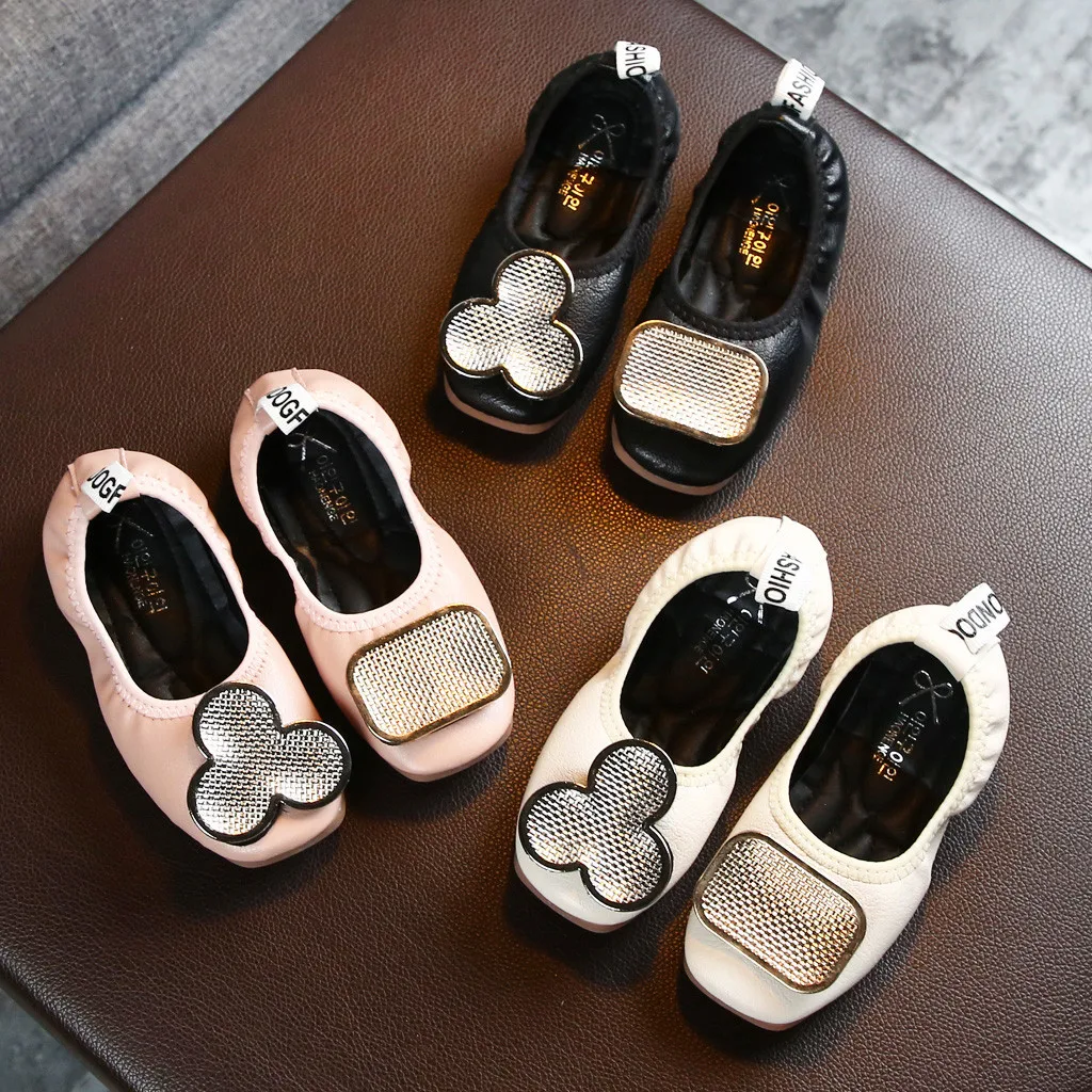 Toddler Girls Shoes Baby Little Girl Metal Cartoon Casual Dance Sandalia Loafers Sneakers Zapatos Nina Melissa | Детская одежда и