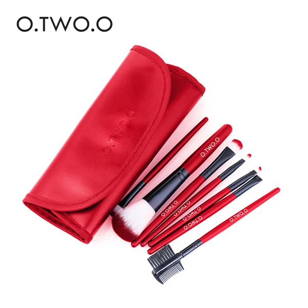 brush set O. TWO. O, палитра теней для век телесного цвета, 21 цвет, тени для век, мерцающие матовые блестящие пудры, водостойкая палитра, Дымчатая красота, косметический набор - Цвет: brush set