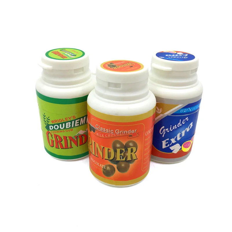 Модный бутылка для жевательной резинки металлический трехслойный газонокосилка