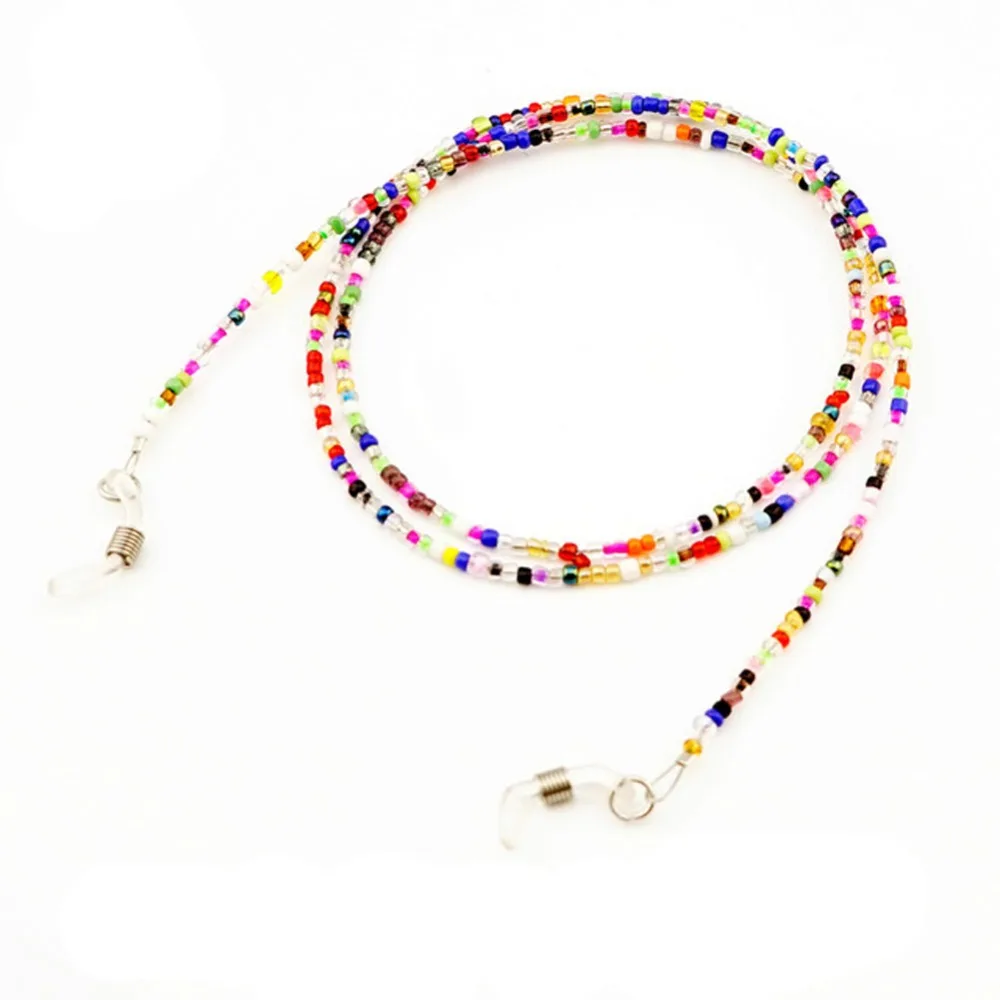 Женские цветные бусы ручной работы шнурок для очков Солнцезащитные очки цепочка