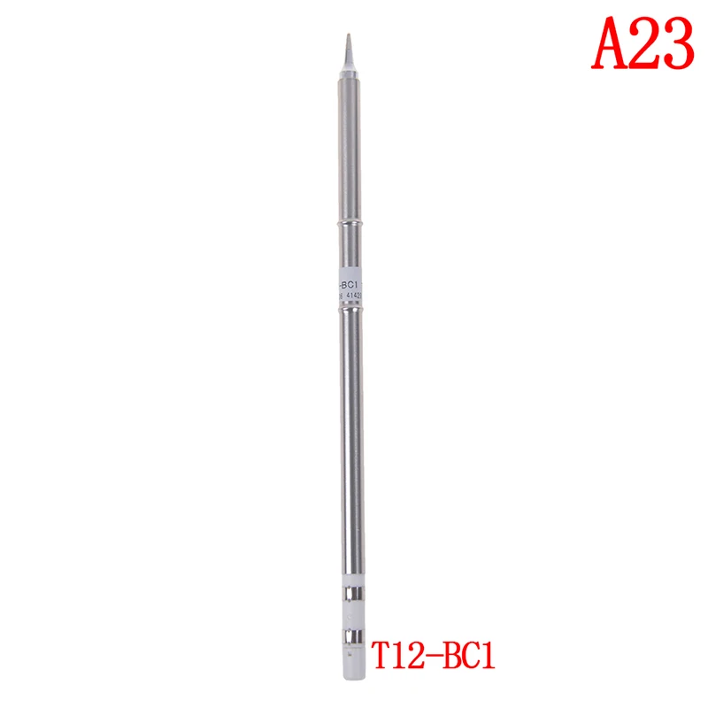 A23 1 шт. A13-A24 T12 паяльник для паяльной станции длина 15 см - Цвет: A23