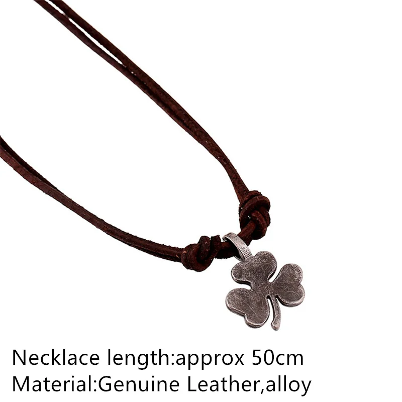 Ожерелье с подвеской в виде листьев из натуральной кожи|sweater chain|necklace womenpendant necklace |
