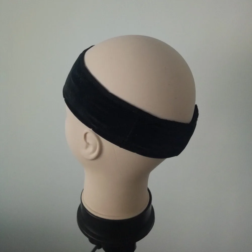 Новый способ шитья парика с мягкой бархатной повязкой на голову черного