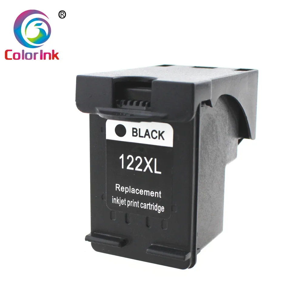 1PK Black ColoInk 2 шт 122XL сменный картридж для принтера для hp 122 для hp с чернилами hp Deskjet 1000 1050 2000 2050s 3000 3050A 3052A 3054 1010 принтер - Цвет: 1PK Black