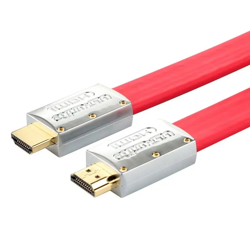 HFES Новый Ульт юнит красный Высокоскоростной HDMI кабель поддерживает 4K Ultra HD 3D 1080p