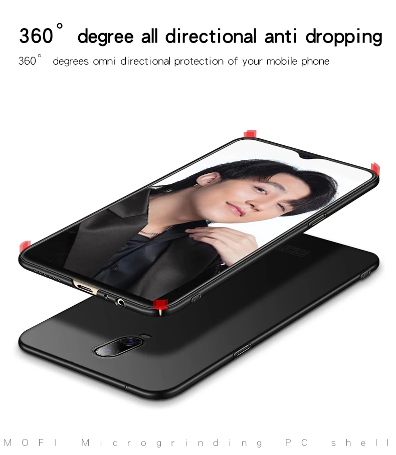 Чехол OPPO R17 оригинальный бренд MOFi 360 градусов полный защитный кожух из роскошного ПК для oppo r17.