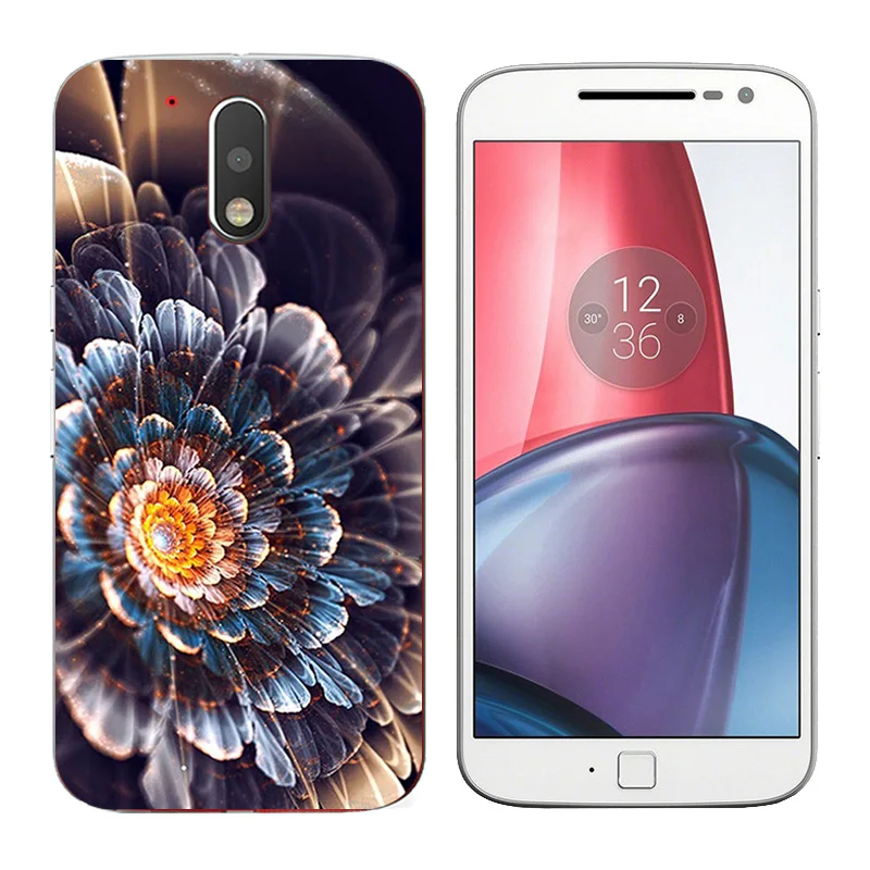Cover for Motorola Moto G4/G4 Plus Case Back Silicon TPU Const Printing Phone Coque |