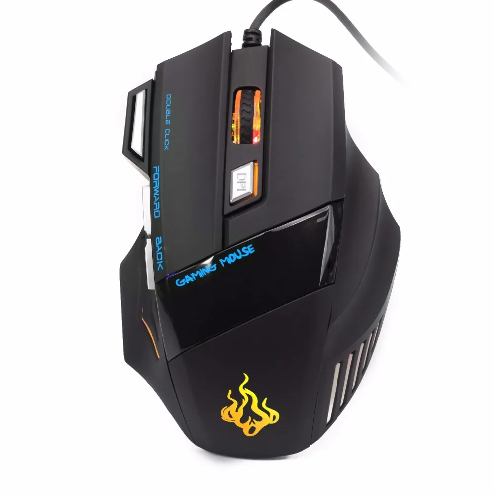 Проводная игровая мышь USB оптическая мышь 5500 dpi светодиодный игровая мышь для ПК ноутбука Большая большая мышь