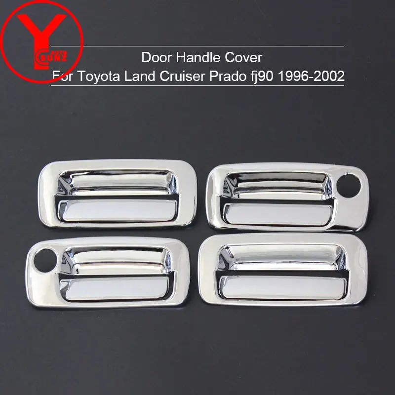 Хромированная вставка ручки двери для Toyota Land cruiser Prado fj90 SUV ABS аксессуары стайлинга
