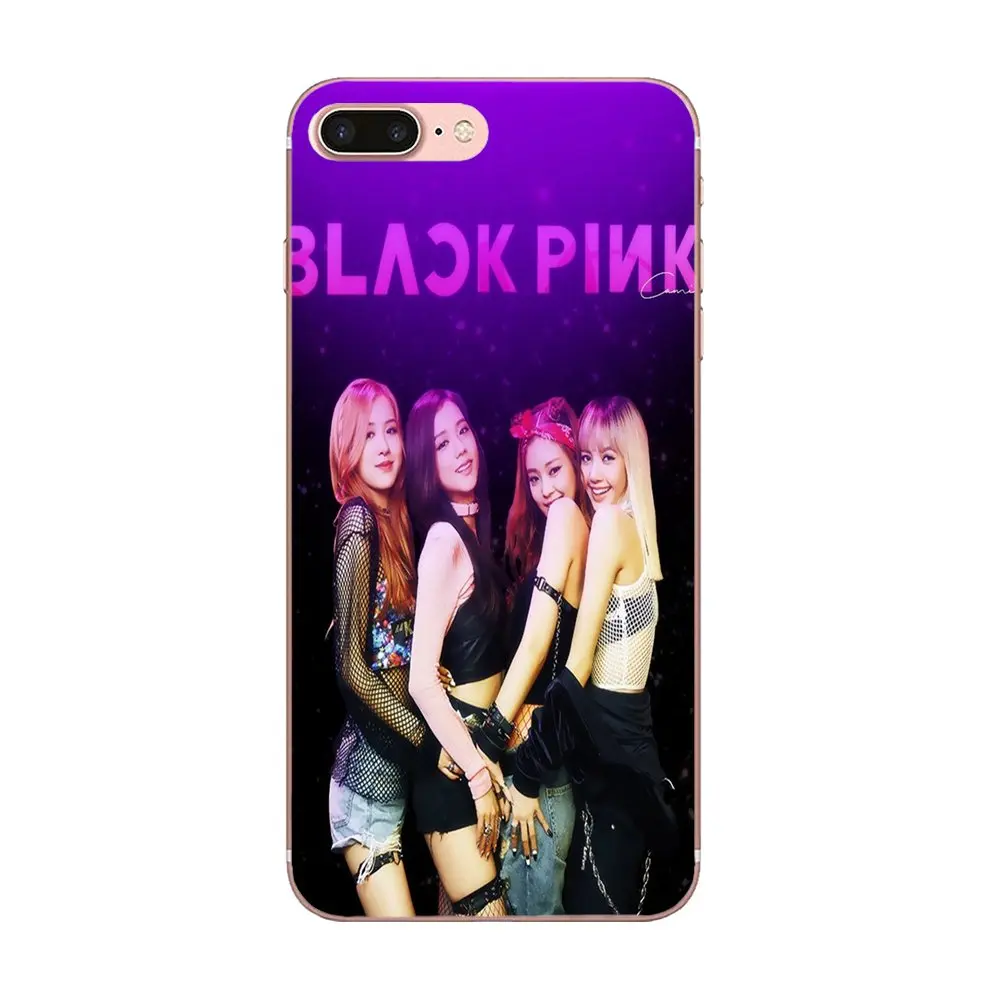as picture ТПУ чехол черный, розовый Blackpink K-pop Kpop для Galaxy J1 J2 J3 J330 J4 J5 J6 J7 J730 J8 mini Pro - Цвет: as picture