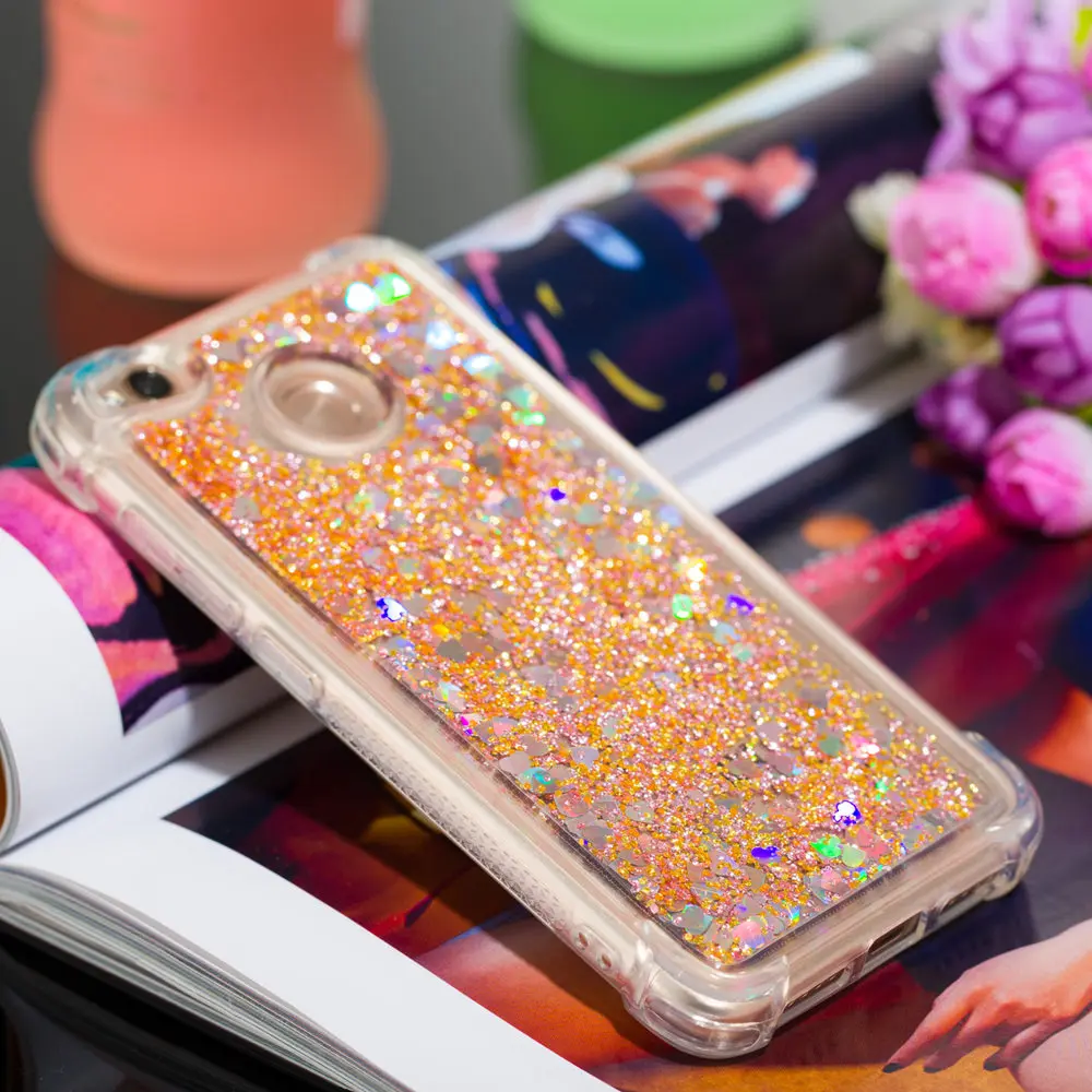 Case for Xiaomi Redmi 4X 4 X Redmi4X Dynamic Flow Liquid Flash Crystal Clear Back Cover X4 Red mi Redmi4 |