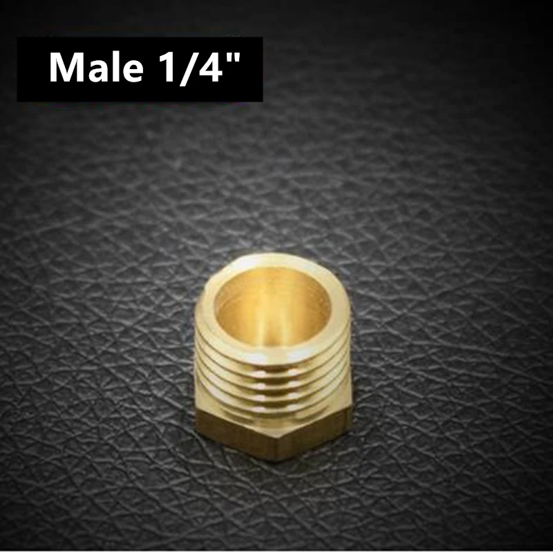 M1l4 Наружная и внутренняя резьба 1/" 1/4" 3/" 1/2" 3/" латунная заглушка фитинги - Цвет: M1l4