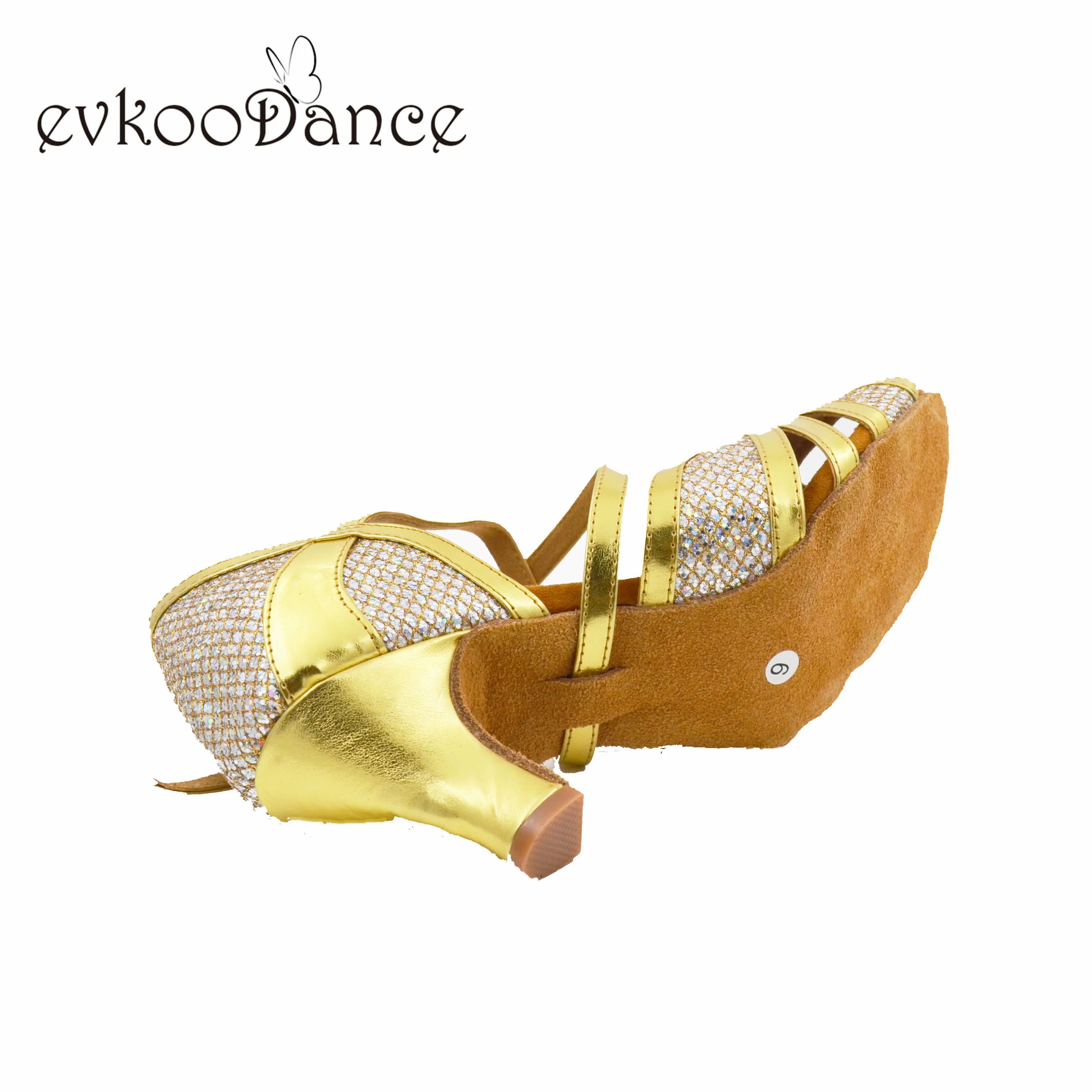Туфли для латинских танцев размеры США 4-12 высота каблука 6 см Zapatos De Baile